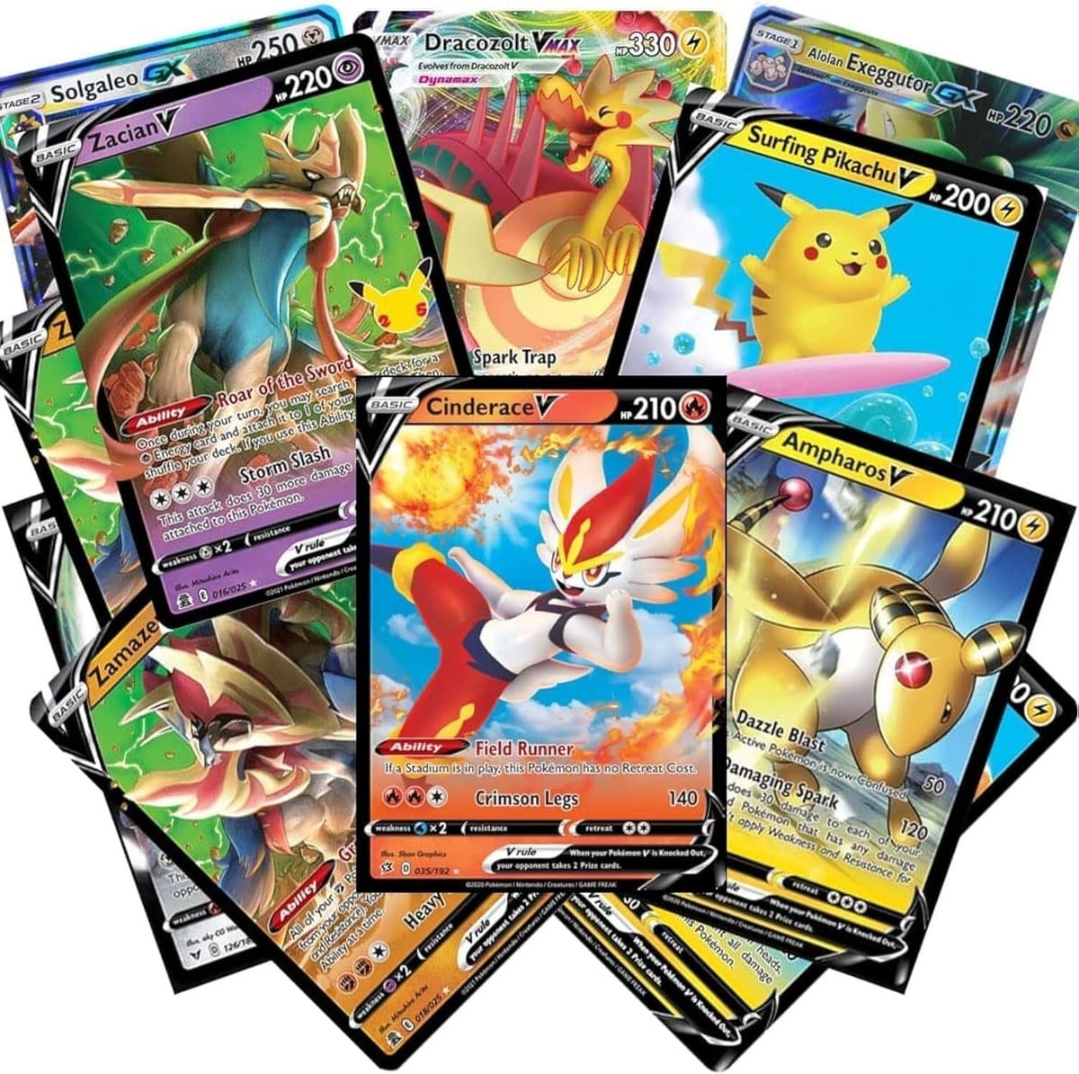 Pokemon Random Ex or V card: English or Japanese